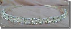 Bridal Wedding Tiara Headband With Pearls and Crystals 55915