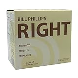 Bill Phillips Right Nutrition Shake, Vanilla, 1.9-Ounce Servings, 12-Count Box