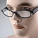 Hand-free Touch Switch Super Bright LED Lighted Up Bedroom Clamping Book Map Reading Glasses +2.00