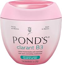 Pond's Ponds Clarant B3 Anti-Dark Moisturizing Cream, For Normal to Oily Skin, 7oz Jars (Pack of 2)