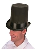 Black Stove Pipe Hat - Adult Std.
