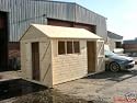 New 2009 Quality Garden Shed 12x8 Euro Apex Supreme High Spec, Direct from the Manufacturer, Swedish Redwood Timber T&G.Note Restricted Delivery Areas