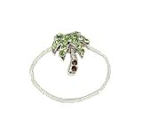 Toe Ring - T43 - Crystal Illusion ~ Palm Tree