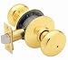 Schlage F40VPLY605 Plymouth Privacy Knob, Bright Brass
