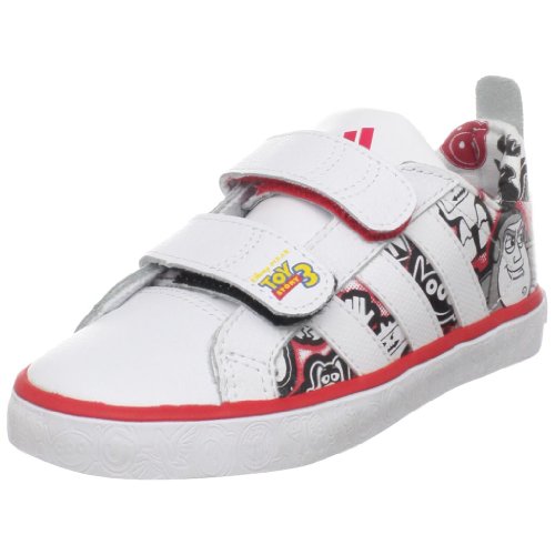 Adidas Infant/Toddler Disney Toy Story Fashion Sneaker,Running White/Black/Radiant Red,7 M US Toddler