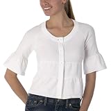 Juniors' Xhilaration® Tiered Cardigan - Mineral True White
