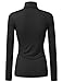 DRESSIS Women's Long Sleeve Turtleneck Top Pu (11 Colors)