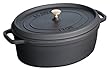 Staub 5 Quart Oval Cocotte, Black