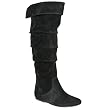 Women's Mossimo Supply Co. Kaley Tall Cuffed Boots - Black