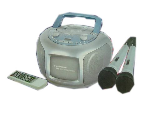 Childrens Toyshop  Electronics : PORTABLE CDG CD MP3 KARAOKE W 5.5 TV AM FM RADIO PLAYER