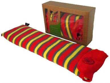Natural Wheat Bag by Crazy Popular Hot Knit All Over Body Pillow Red Stripe by Natural Wheat Bag By Crazy Pop
