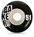 Baker Stacked (Set of 4) Skateboard Wheels - 51mm - Black