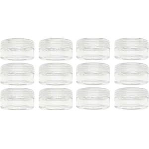 SE 87440BB 12 Plastic Storage Containers with Screw Top Lids