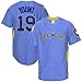 Milwaukee Brewers Jerseys : Majestic Milwaukee Brewers #19 Robin Yount Light Blue Cooperstown Stance Baseball Jersey