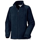 Columbia Womens Benton Springs Full Zip Jacket, Columbia Navy, X-Large