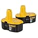 DEWALT DC9096-2 18-Volt XRP 2.4 Amp Hour NiCad Pod Style Battery, 2 Pack