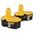 DEWALT DC9096-2 18-Volt XRP 2.4 Amp Hour NiCad Pod Style Battery, 2 Pack
