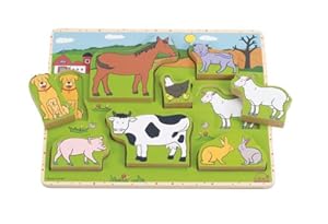 Farm Animals Stand-up Puzzle