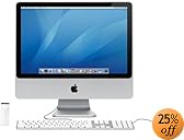 Apple iMac 2.4GHz Intel Core 2 Duo/20/1GB PC2-5300/320GB/SD/ATI Radeon HD 2600 PRO 256MB MA877J/A