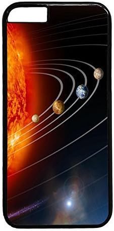 iPhone 6 Case, Our Solar System Designer Rugged Hard Plastic Back Case Cover Protector for Apple iPhone 6(4.7INCH) PC Black