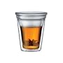 Bodum Canteen 6-Ounce (0.18-Liter) Double Wall Glass Thermal Tea Infuser Set