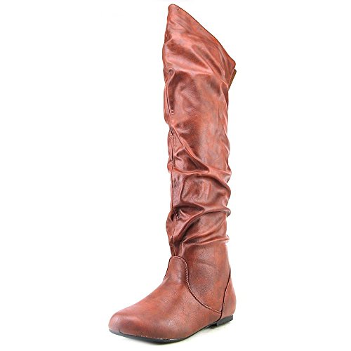 Nature Breeze Women's Vickie Hi Slouchy Over The Knee Boots