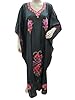 Black Silk Caftan Dress Muummuu Kaftan