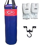 Quality Vinyl Punch Bag Kick Boxing Martial Arts set With Free Ceiling Hook& Bag Gloves