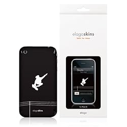 Elago Skins-Skate Black for Apple iPhone 3G