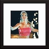 Britney Spears Custom Framed And Matted Color Photo Total Size: 20x20 Inches