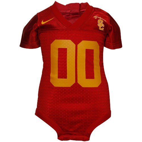 Nike USC Trojans Cardinal Infant Replica Football Jersey Creeper (18 Months)