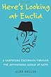 Here's Looking at Euclid: A Surprising Excursion Through the Astonishing World of Math