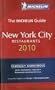 Michelin Red Guide New York City 2010, 5e: Restaurants & Hotels