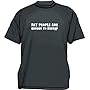 Fat People Are Harder To Kidnap Distressed Logo Men's tee Shirt in 12 colors Small thru 6XL