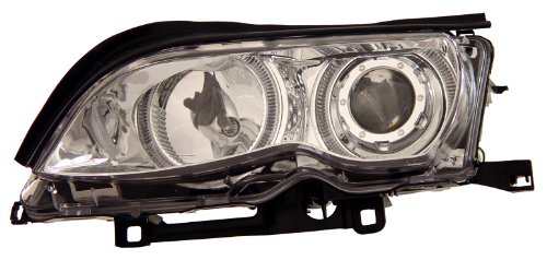 Anzo USA 121212 BMW Chrome Clear Projector With Headlight Assembly -