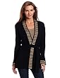 Jones New York Womens Long Sleeve V-Neck Cardigan Sweater