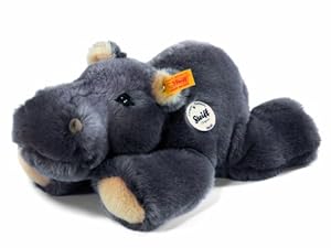 Steiff 085482 - Mocky Ippopotamo, 32 cm, Colore: Grigio