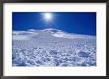 Groomed Ski Slope, St. Anton Am Arlberg, Vorarlberg, Austria Framed Photographic Poster Print by Christian Aslund, 29x21