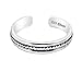 FANTOM Sterling Silver 925 Rope Design Toe Ring