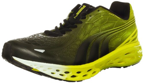 PUMA Men's Bioweb Elite Ltd Running Shoe,Blazing Yellow/Black,10 D US On Sale