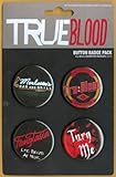 True Blood Button Badge 4-pack