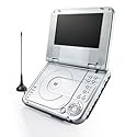 Daewoo DPC 7605 PDT Tragbarer DVD-Player 16:9 7 Zoll / 17,8 cm Display mit DVB-T-Tuner (DivX-zertifiziert) silber