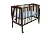 Dream On Me 2-in-1 Folding Porable Crib - Cherry