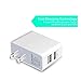iPad Charger 2.1AMP 2-Port Travel Home Wall Adapter with 3 feet Apple MFi Certified Lightning 8-Pin to USB Charging Cable Cord for iPad Air | iPad Mini | iPhone | iPod