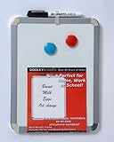 Dooley Metallic Framed Magnetic Dry Erase Board, 8.5 x 11 Inches, 1 Board (811MGMTC)