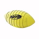 Nerf Dog Squeak Rubber Football Dog Toy, Medium/Large, Green