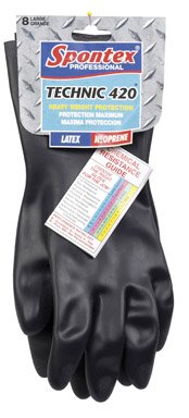 Spontex 33546 Technic 420 Black Neoprene Glove [Kitchen]