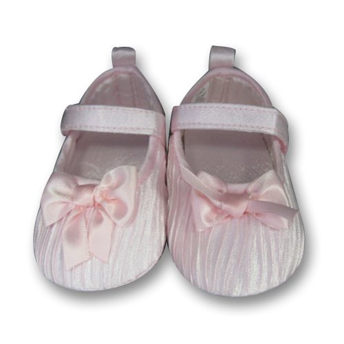 Infant Toddler Girl's Crinked Satin Shoe