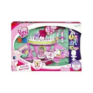 Ponyville La-Ti-Da Hair Salon & Spa Playset BONUS SPECIAL EDITION with Extra Ponies & Wigs