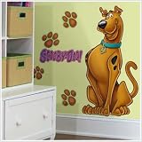 Magnificent Peel & Stick By RoomMates Scooby Doo Giant Wall Decal